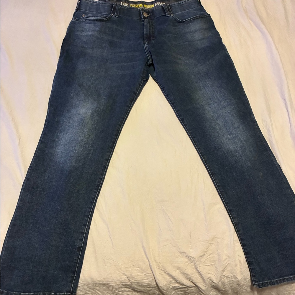 Lee Men’s Indigo Straight-Leg Jeans